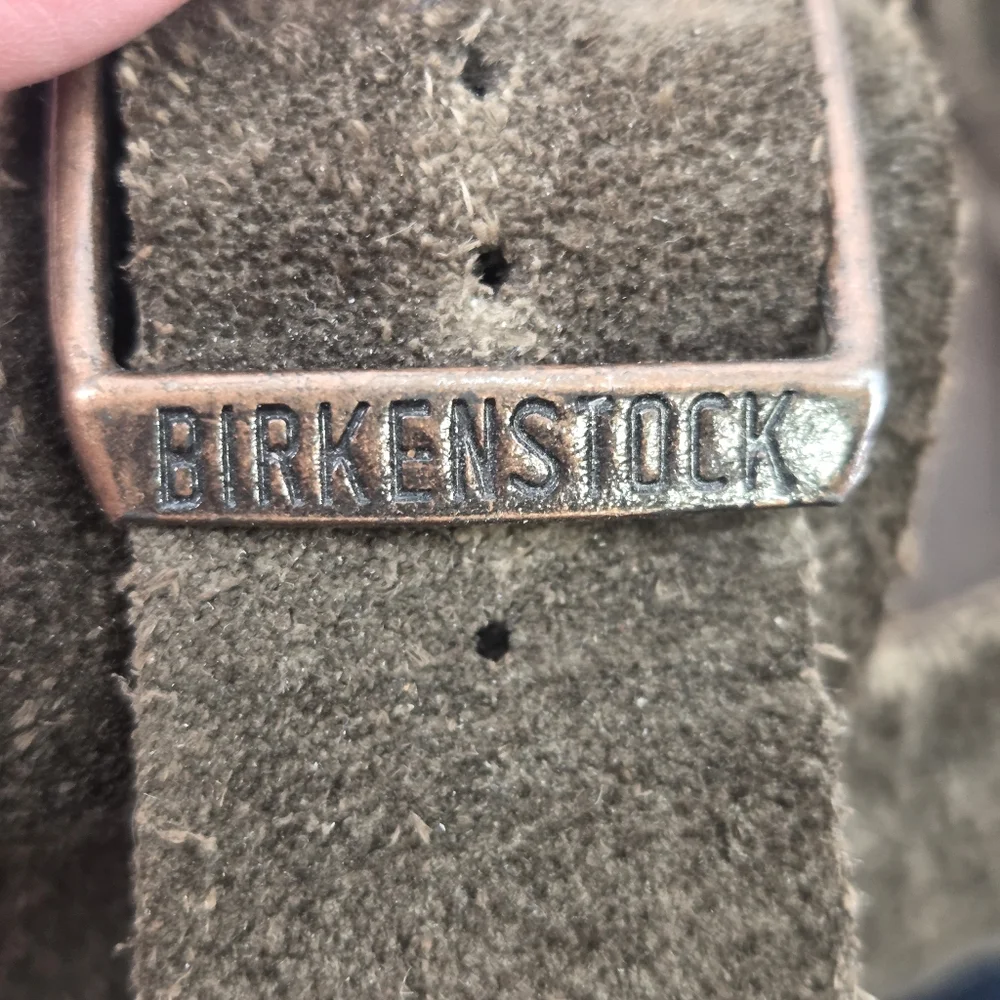 Birkenstock Arizona Brown Suede Sandals sz 41